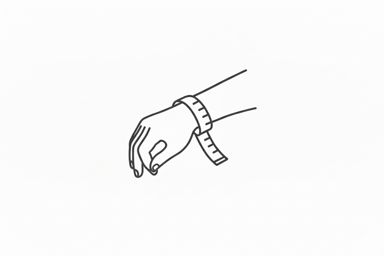 How to measure bracelet size